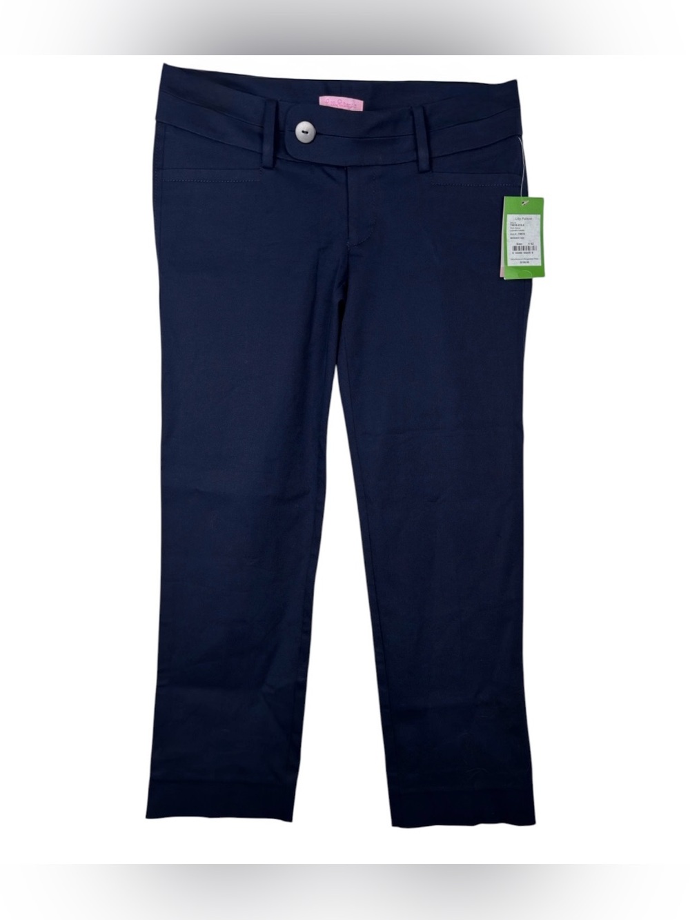 Lilly Pulitzer NWT Women’s Luxury Capri Pants In Midnight Navy Color. Size 4
